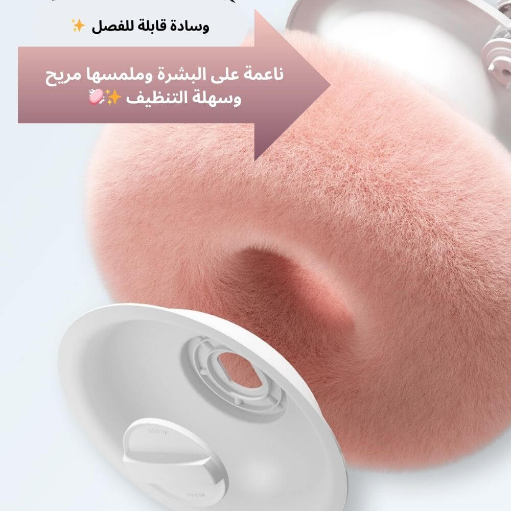 الوسادة المبتكرة المريحة ٢*١ لحمل الأجهزة اللوحية مع وعاء عملي للوجبات الخفيفة
