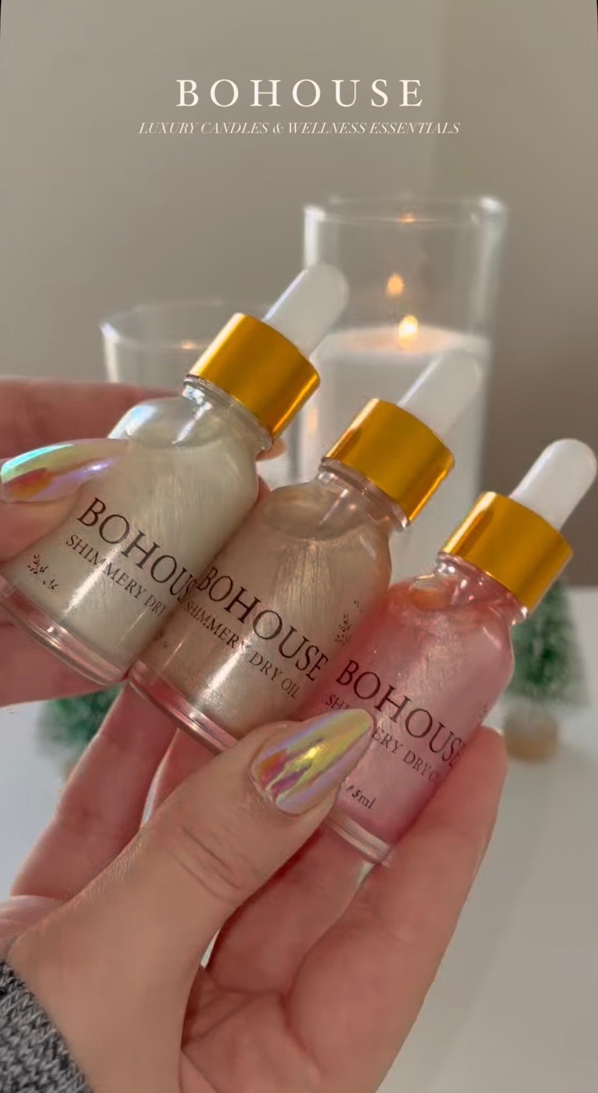 Bo-House Glowing Body Shimmer Dry Oil