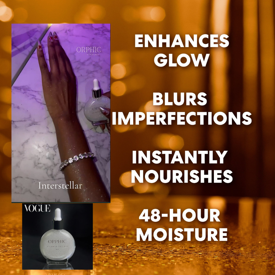 "Orphic" Glowing Shimmer Dry Oil